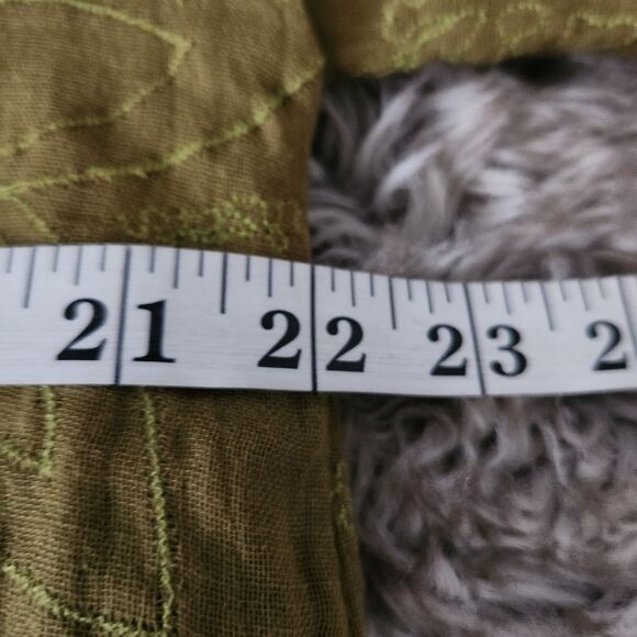 Free People Picking Petals Mini Dress Cardamom Seed Olive Green Women's Large - Picture 15 of 16